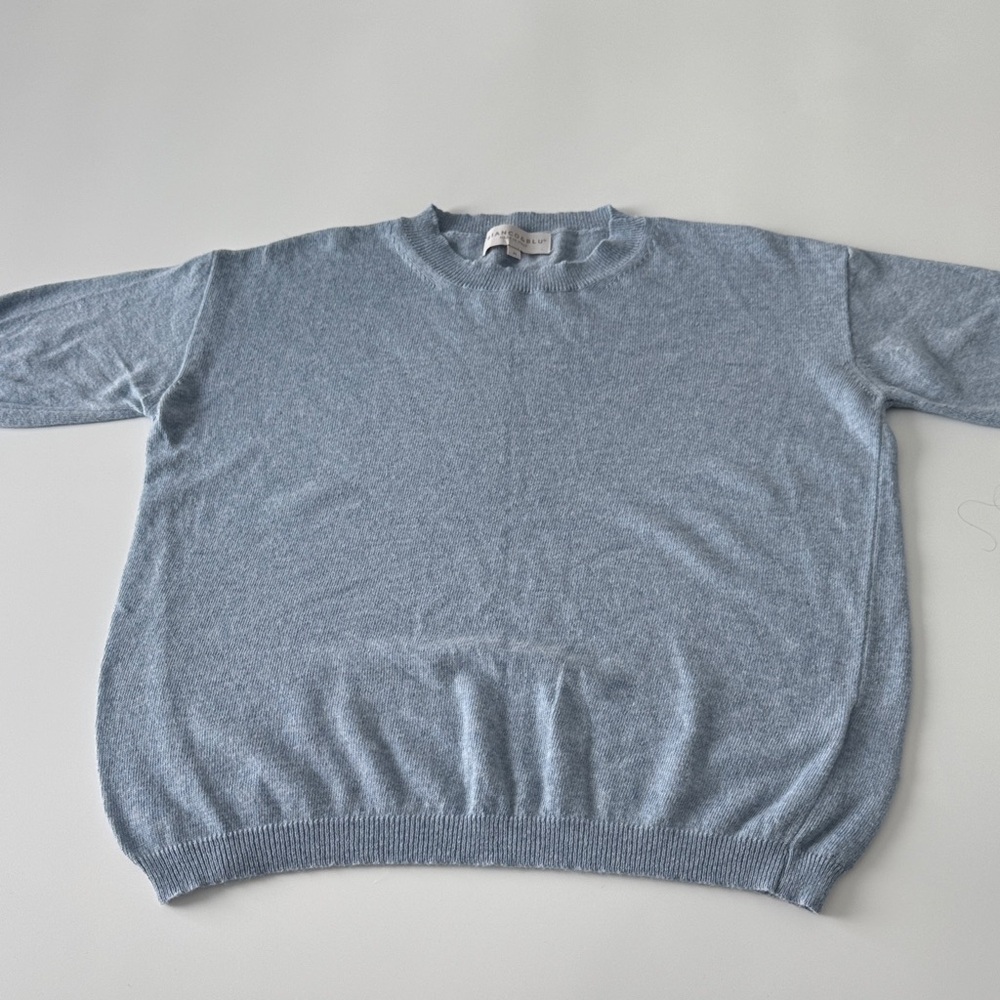 Classic Light Blue Crewneck Sweater